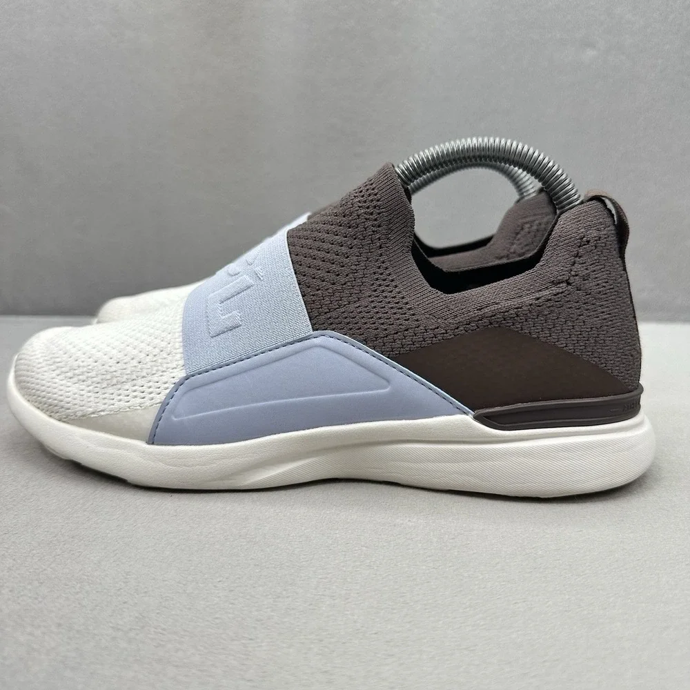 APL Techloom Bliss Womens Size 8 Shoes White / Blue / Brown Athletic Running